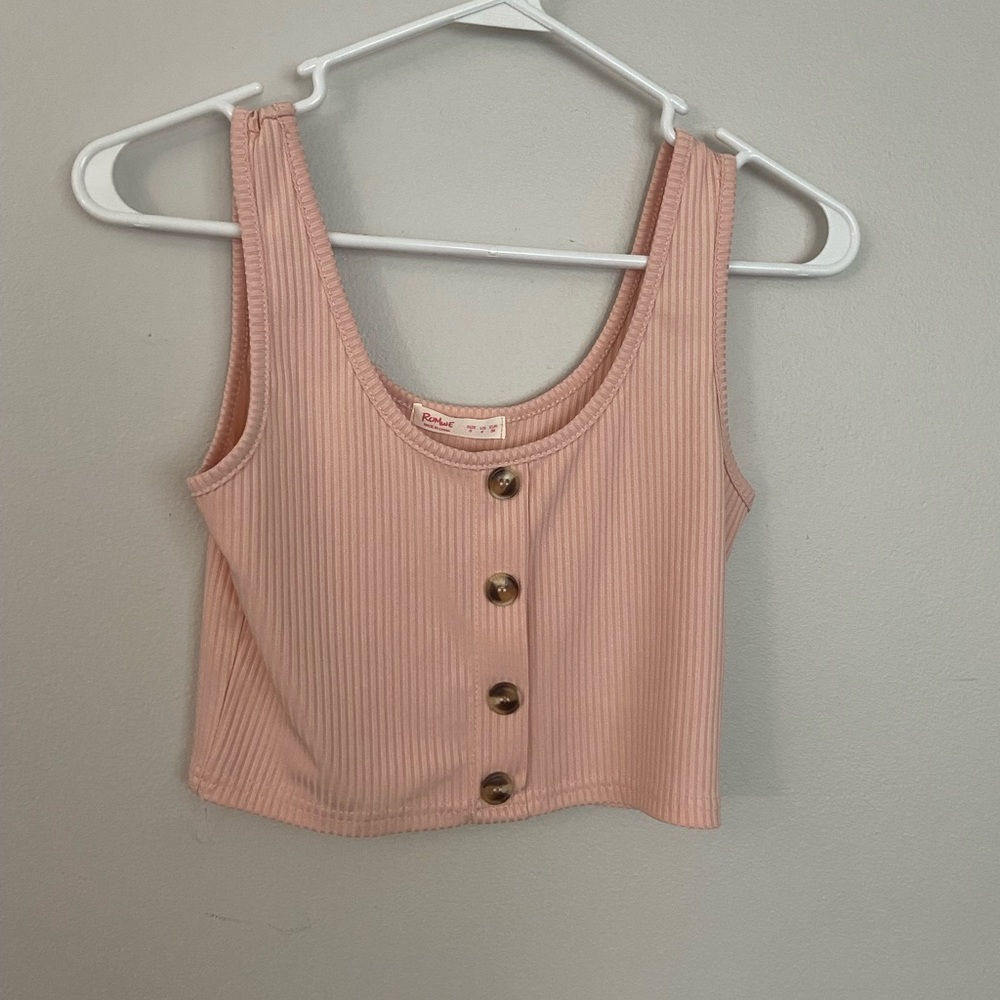 Plain crop top